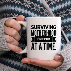 Motherhood one cup at… ,Mom Mug, Mom Birthday Gift
